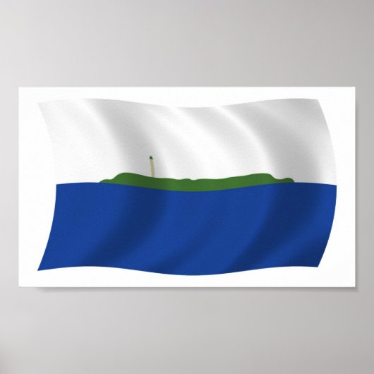Navassa Island Vlag Poster Print (Voorkant)