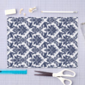 Navelblauw en wit vocht tissuepapier (Craft)
