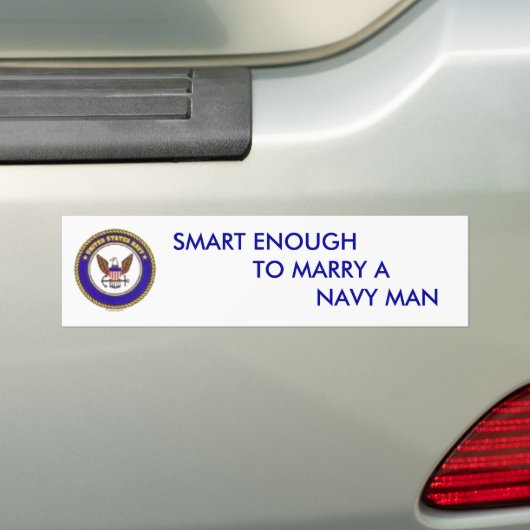 Navelvrouw bumper sticker (Op auto)