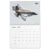 NAVERBRANDER! - Amerikaanse militaire straaljagers Kalender (Feb 2027)