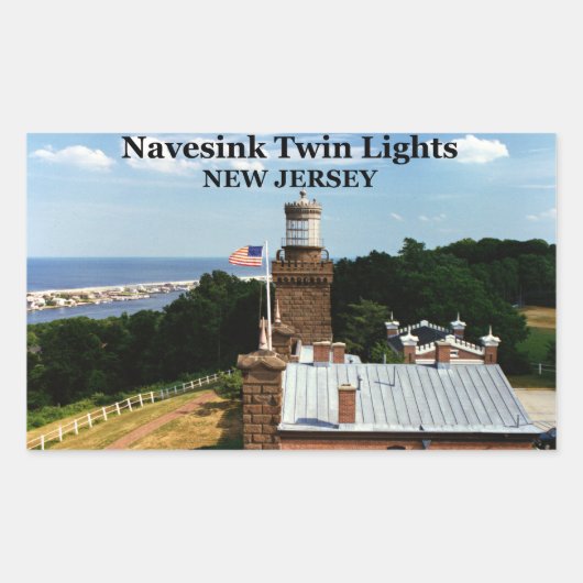Navesink Twin Lights, Stickers in New Jersey (Voorkant)
