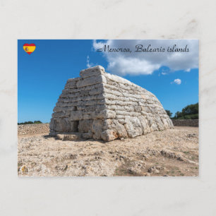 Naveta des Tudons, Prehistorische Tomb - Menorca Briefkaart