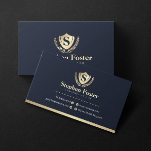 navey blue, advocaat op de schaal van justitie visitekaartje