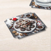 navidad 1 - 001 kartonnen onderzetters (Gekanteld)