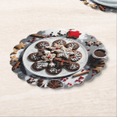 navidad 1 - 001 kartonnen onderzetters (Gekanteld)