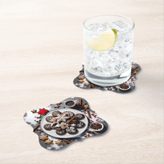 navidad 1 - 001 kartonnen onderzetters (Insitu)