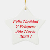 Navidad 1 - 001 keramisch ornament (Achterkant)