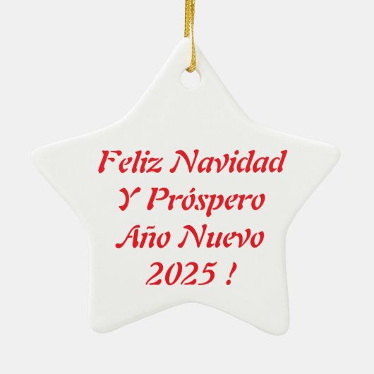 Navidad 1 - 001 keramisch ornament (Achterkant)