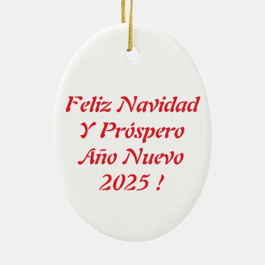 Navidad 1 - 001 keramisch ornament (Achterkant)