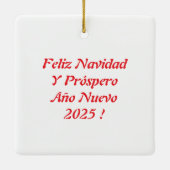 Navidad 1 - 001 keramisch ornament (Achterkant)