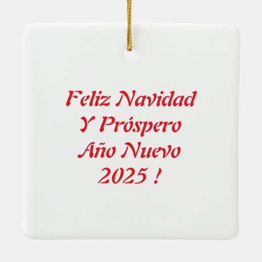 Navidad 1 - 001 keramisch ornament (Achterkant)