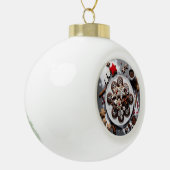 Navidad 1 - 001 keramische bal ornament (Links)