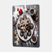 Navidad 1 - 001 metalen ornament (Voorkant links)