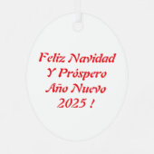 Navidad 1 - 001 metalen ornament (Achterkant)