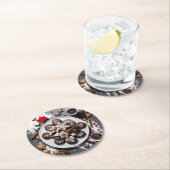 navidad 1 - 001 ronde kartonnen onderzetter (Insitu)