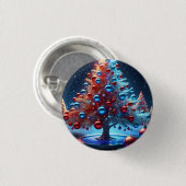 Navidad 1 - 002 ronde button 3,2 cm (Voorkant /achterkant)