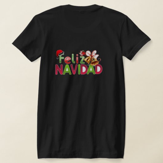 Navidad 2024 dama  t-shirt (Laag Achter)