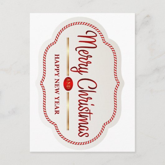 Navidad alegre briefkaart (Voorkant)