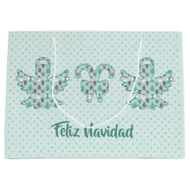 Navidad Angel Cutout Large Cadeautasje