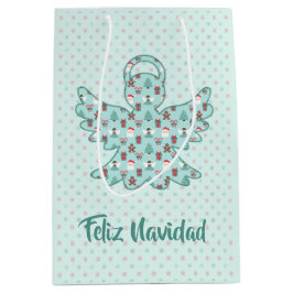Navidad Angel Cutout Medium Cadeauzakje