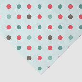 Navidad Angel Polka Dots Tissuepapier (Detail)