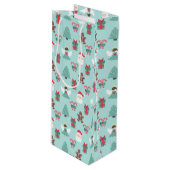 Navidad Angel Wijn Cadeautas (Voorkant Gekanteld)