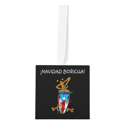 Navidad Boricua Decoratie (Voorkant)