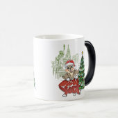 navidad en nueva york con ardilla magische mok (Voorkant rechts)