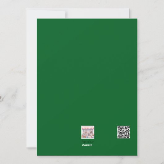 Navidad Feliz Feestdagenkaart (Achterkant)