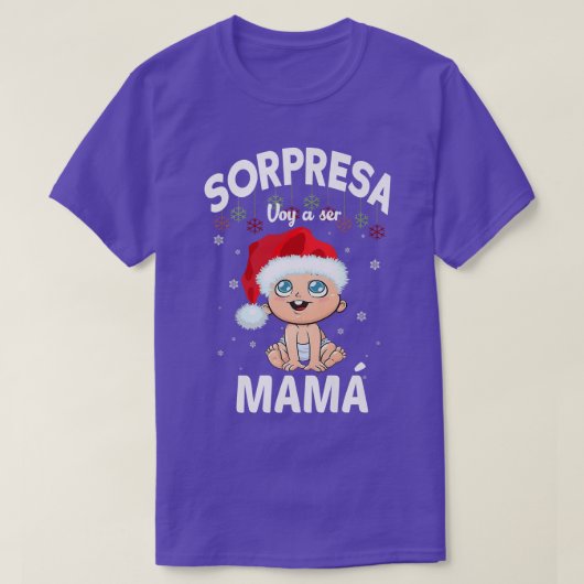 Navidad Funny SORPRESA T-shirt (Design voorkant)