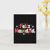 Navidad Matching Familie Spaans Kerstmis Mexicaan Kaart (Gele Bloem)