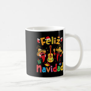 Navidad Mexicaanse Fiesta Hot Pepper Gitaar Xmas O Koffiemok