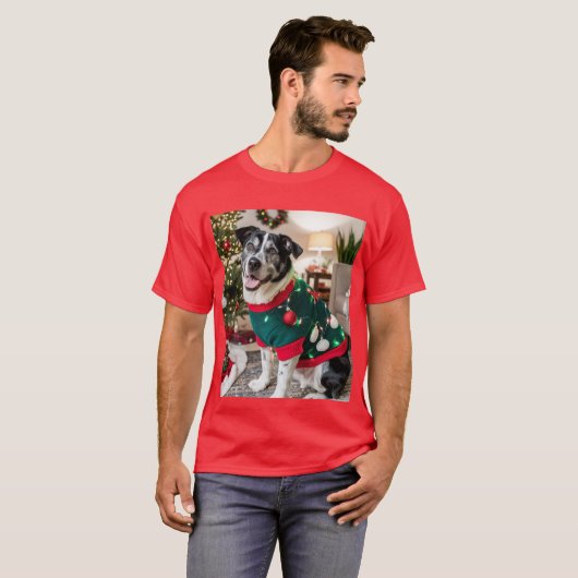 Navidad Perruna: Decorando con Estilo T-shirt (Voorkant volledig)