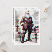 Navidad Punk (Santa pared). Kaart (Voorkant / Achterkant in situ)