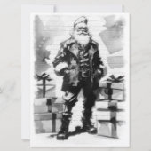 Navidad Punk (Santa pared). Kaart (Achterkant)