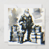 Navidad Punk (Santa postal). Kaart (Voorkant)