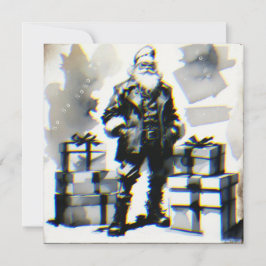 Navidad Punk (Santa postal). Kaart