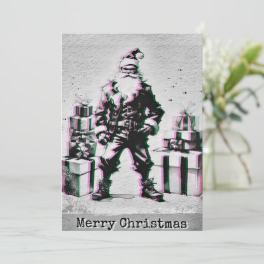 Navidad Punk (Santa Rosa). Kaart (Staand voorkant)