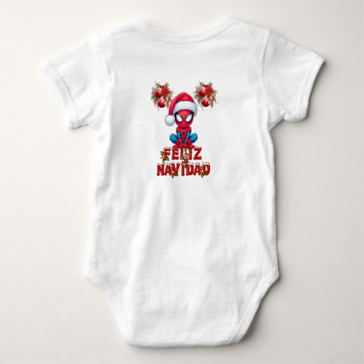 Navidad spider babys romper (Achterkant)