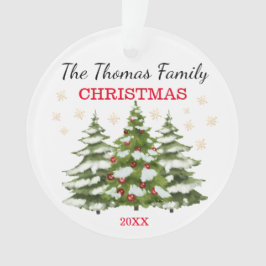 Navidades de árbol personalizados ornament