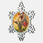 Navidades Jurásicas (I) Tin Sneeuwvlok Ornament (Rechts)