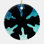 Navidades Kawaii Uil Geluk Keramisch Ornament (Achterkant)