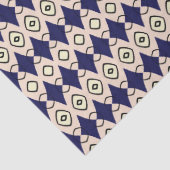 navie blueTribal Pattern Tissuepapier (Detail)