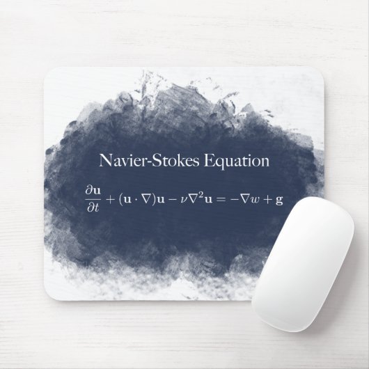 Navier Stokes Equation Wiskunde & Science Muismat (Met muis)