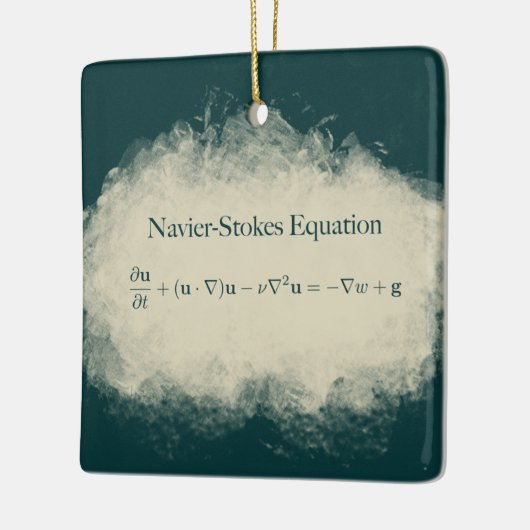 Navier Stokes Equation Wiskunde & Science Ornament (Links)