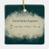 Navier Stokes Equation Wiskunde & Science Ornament (Voorkant)