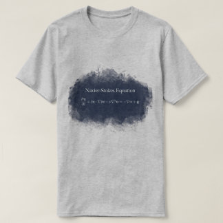 Navier Stokes Equation Wiskunde & Science T-Shirt