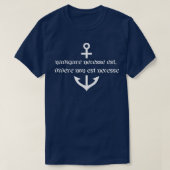 Navigare necesse est t-shirt (Design voorkant)