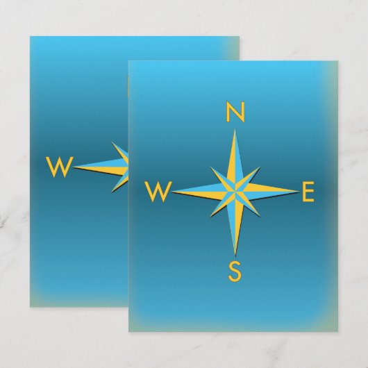 Navigatie Compass (Voorkant / Achterkant)