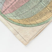 Navigatie Wereldkaart Print Fleece Deken (Hoek)